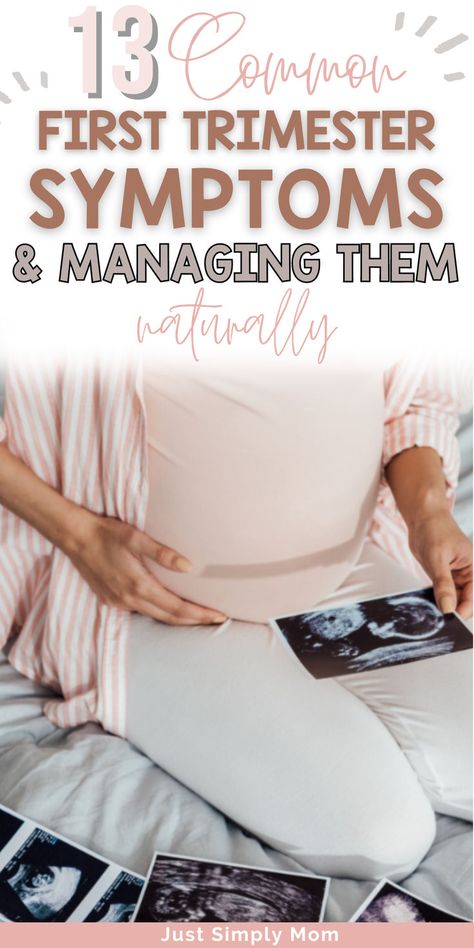 Here are common first trimester symptoms of pregnancy as a pregnant woman's body changes and ways to manage and control them naturally. Pregnancy Body Changes, First Trimester Symptoms, Symptoms Of Pregnancy, First Trimester Pregnancy, Pregnancy First Trimester, Remedies For Nausea, 1st Trimester, Pregnancy Hormones, Fetal Development