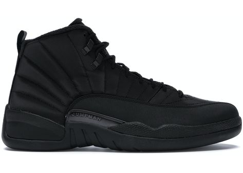 Buy and sell authentic Jordan shoes on StockX including the Jordan 12 Retro Winter Black and thousands of other sneakers with price data and release dates. Jordan Shoes Black, Black Shoes Sneakers, Jordans Girls, Basket Noir, Black Shoes Men, Jordan Shoes Girls, Black Jordans, Air Jordan 12, Sneakers Jordans