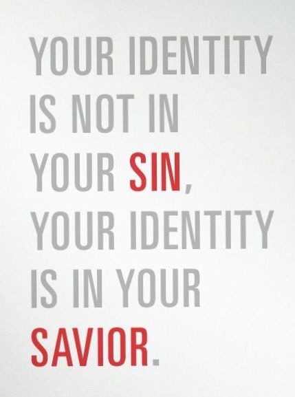 Your identity is not in your sin, your identity is in your Savior! God Fearing, Christian Board, After Life, Faith Inspiration, Verse Quotes, Faith In God, Way Of Life, Faith Quotes, The Words