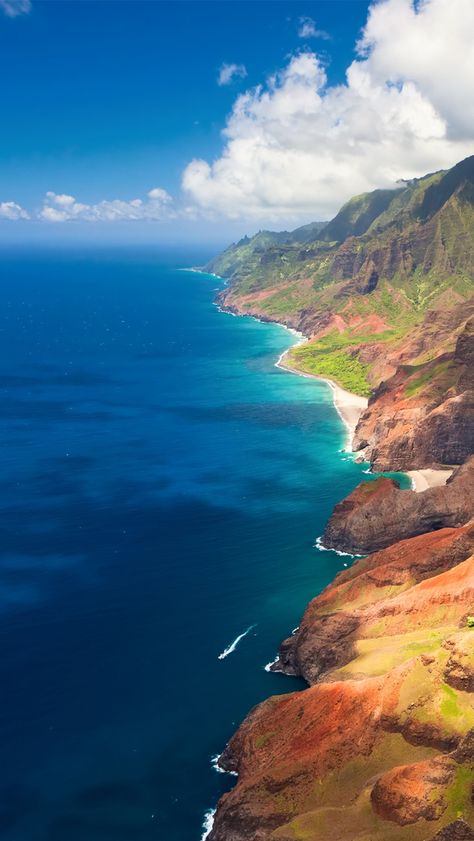 Na Pali coast WOW!!! Kauai...need to see this someday! Iphone Wallpaper Mountains, Hawaii 2023, Sea Images, Napali Coast, Best Nature Wallpapers, Hd Wallpaper Android, 4 Wallpaper, K Wallpaper, Wallpaper Android