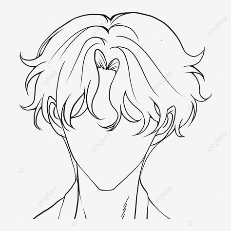 Drawing Hair Ideas Male, Male Anime Hair Reference, Hair Styles Drawing Boy, Boy Hair Drawing Easy, How To Draw Hair Male Step By Step, Anime Male Hair Reference, Boys Hair Drawing Reference, Curly Anime Hair Male, Boy Hair Drawing Sketches