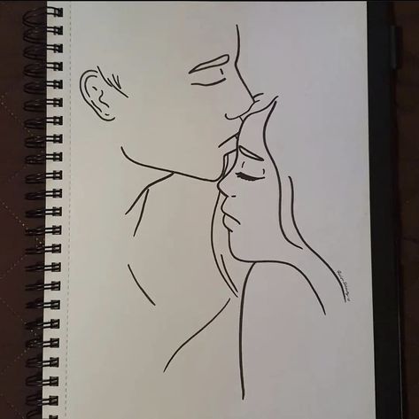 Forehead kisses are kisses meant for the soul. Couple Sitting On Bench Sketch, Forehead Kisses Drawing, Forehead Kiss Drawing Reference, Kissing Forehead Drawing, Forhead Kiss Drawings, Forehead Kiss Drawing, Kissing Drawing, Kiss Painting, Couple Poses Drawing