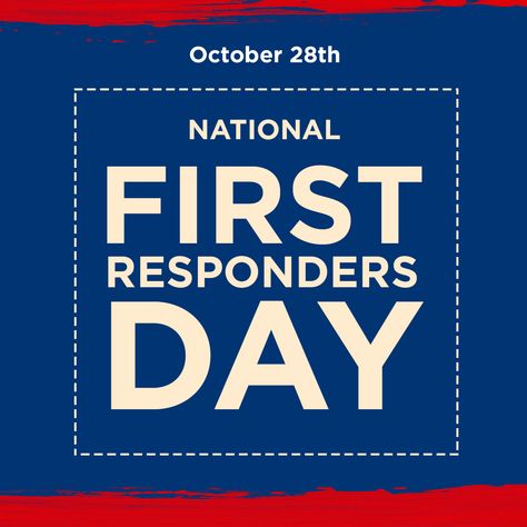 Today I want to thank all First Responders. You make a difference. Even on your darkest day know you have changed someone's life. Thank you for answering the call. National First Responders Day, First Responders Day, October Awareness Month, Avon Ideas, Posting Ideas, Tupperware Consultant, 1st Responders, 28th October, Tastefully Simple