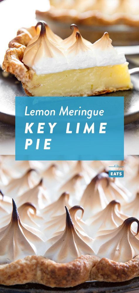 Key Lime Pie Recipe With Meringue, Lime Meringue Pie, Lime Meringue, Whole Wheat Pie Crust, Lemon Sour Cream Pie, Dessert Pie Recipes, Lime Pie Recipe, Meringue Pie Recipes, Keylime Pie Recipe