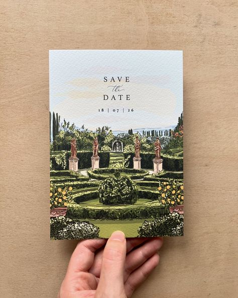 Save the date ✍🏼 Illustrated scenes to get guests excited and to treasure the memories as art print keepsakes ✨ • #illustratedsavethedate #illustrator #weddingstationery #italywedding #destinationwedding #freelanceillustrator #italianweddinginvite #italianweddingstyle Save The Date Event, Save The Date Illustrations, Creative Wedding Invitations Design, Unique Save The Dates, Bespoke Wedding Stationery, Creative Wedding Invitations, Wedding Stationery Design, Illustrators On Instagram, Italian Wedding