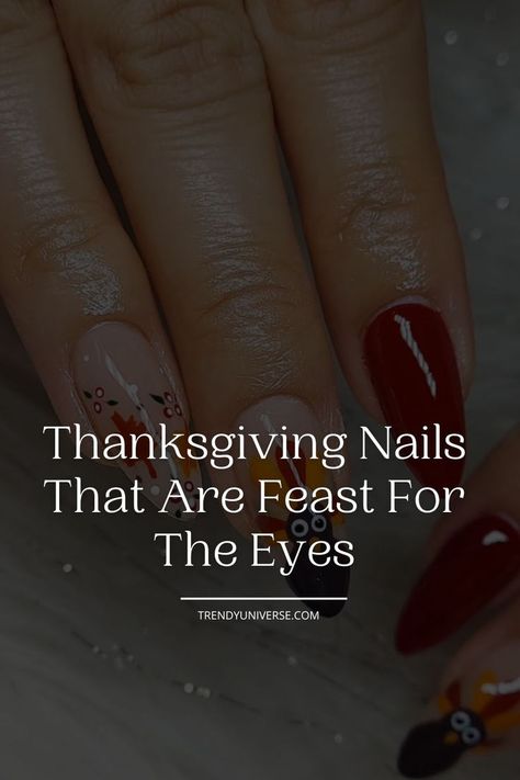 Are you ready for ready for, a perfect festive storm? There are undoubtedly unique designs for everyone in this article, so feel free to skim these Thanksgiving nails. After reading this post, you’ll see that there aren’t just excellent Thanksgiving feasts – but also amazing innovative manicures. Thanksgiving Nails, Thanksgiving Feast, For Everyone, Manicure, Unique Designs, Thanksgiving, Feel Free, Feelings, Nails