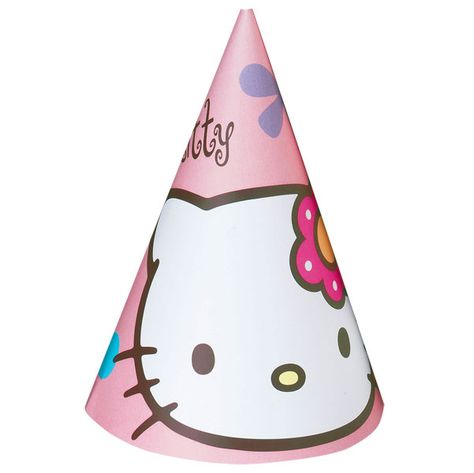 Hello Kitty bamboo party cone hats £1.99 6pk Cone Hats, Party Decorations Balloons, Decorations Balloons, Hello Kitty Party, Cat Party, Party Hat, Party Hats, Fancy Dress, Novelty Lamp