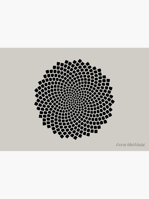 "Sunflower, Seed, Fibonacci, Spiral, Golden Ratio, Phi, Math, Mandala" Framed Art Print by nitty-gritty | Redbubble Fibonacci Design, Fibonacci Pattern, Fibonacci Spiral Tattoo, Fibonacci Spiral Art, Golden Ratio Tattoo, Seed Tattoo, Fibonacci Art, Spiral Tattoos, Sacred Tattoo