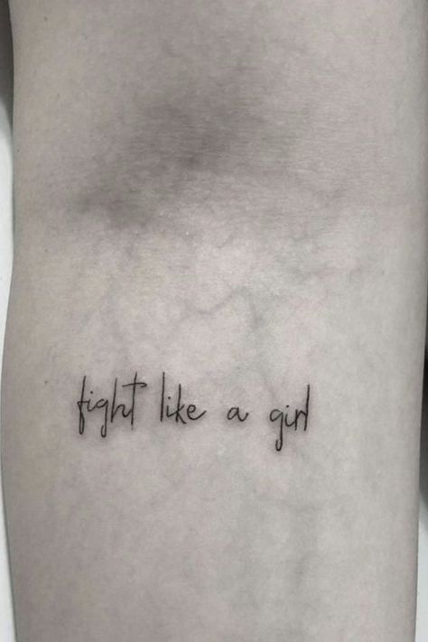 feminist feminism tattoo inspiration tattoo ideas feminist tattoo feminism tattoo empowered girlpower tattoo Sure Thing Tattoo, Everything Works Out For Me Tattoo, Go For It Tattoo, Tattoo Ideas Feminist, You Can Tattoo, Feminine Rage Tattoo, Love Is Love Tattoo, Girl Quote Tattoo, Female Empowerment Tattoos