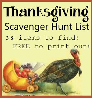 Thanksgiving Family Games, Thanksgiving Scavenger Hunt, Thanksgiving Games For Adults, Scavenger Hunt List, Family Activities Preschool, Thanksgiving Time, Scavenger Hunt For Kids, Thanksgiving Day Parade, Thanksgiving Traditions