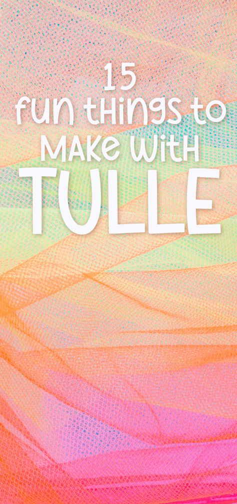 What To Do With Tulle Diy Ideas, Crafts To Make With Tulle, Tulle Crafts Decoration, Tulle Home Decor, Crafts Using Tulle Easy Diy, Projects With Tule, Tulle Projects Crafts, Tule Diy Ideas, Tulle Ribbon Crafts