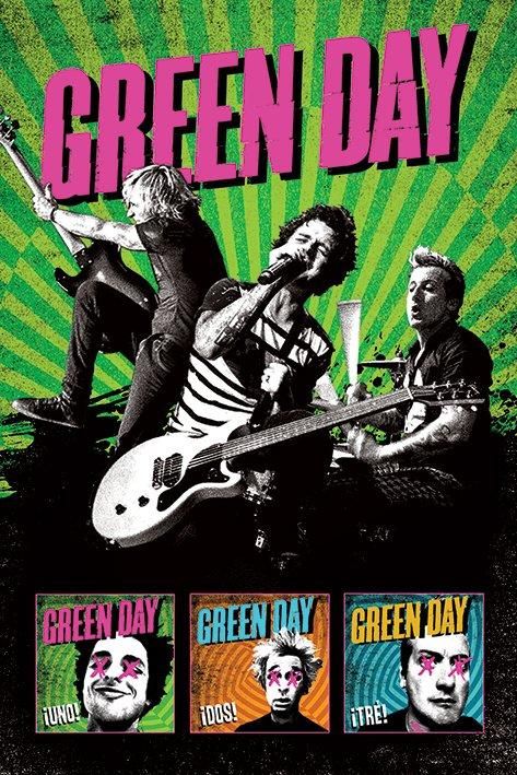 Green Day, not my favourite CDs ever but, oh, Green Day, I can rely on you when having a bad day. Green Day Poster, Green Day Albums, Punk Poster, Tré Cool, Joe Armstrong, Tour Poster, Billie Joe Armstrong, Green Home Decor, Tour Posters