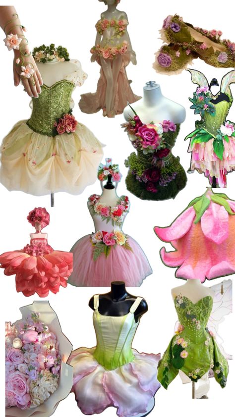 Floral Fairy Costume, Alice In Wonderland Flower Costume, Flower Costume Diy, Tulle Dress Diy, Flower Petal Dress, Alice In Wonderland Flowers, Diy Tulle, Unusual Dresses, Flower Princess