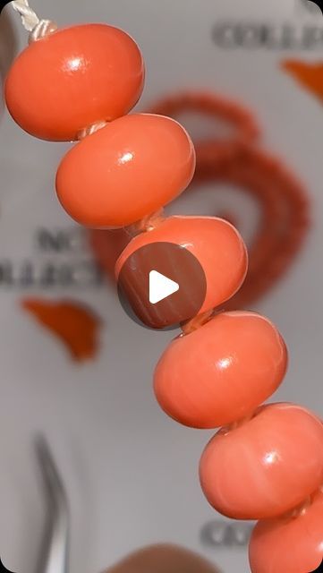 N C  C O L L E C T I O N   L L C on Instagram: "Can you guess the gemstone? 

Beautiful unique color 🍑" Knots Tutorial, Black Coral, Coral Jewelry, Jewelry Making Ideas, Coral Beads, The Mediterranean, Fun Fact, Unique Colors, Making Ideas