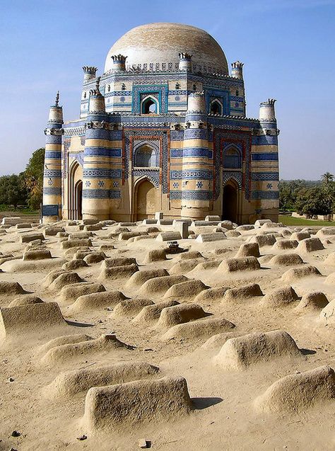 Uch Sharif, Pakistan Pakistan Travel, Beautiful Mosques, Bhutan, Ancient Architecture, Historical Place, Place Of Worship, Old Building, Islamic Architecture, Beautiful Architecture