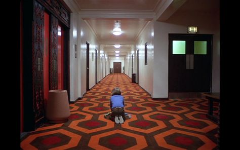 the The Shining Film, Stanley Kubrick The Shining, Artsy Decor, Room 237, Timberline Lodge, Overlook Hotel, One Point Perspective, Point Perspective, Set Decor