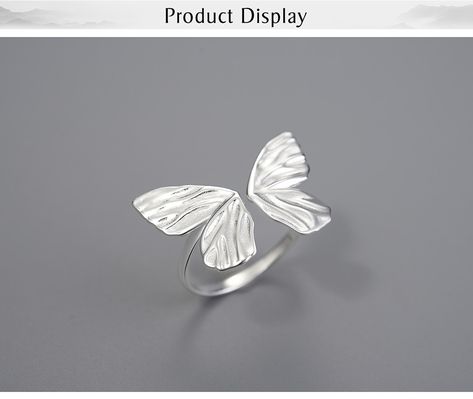 by DignityX® | Premium Elegant Shine ~ Nature Inspired Jewelry * Free Global Shipping ~ Conditions Apply ... Gold Butterfly Ring, Motifs Perler, Ringe Gold, Animal Rings, Butterfly Ring, Nature Inspired Jewelry, Handmade Rings, Gold Butterfly, Vintage Butterfly