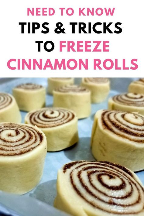 Can you freeze homemade cinnamon rolls? Yes, definitely! Here are 3 different ways to freeze cinnamon rolls so you can enjoy fresh cinnamon rolls whenever the craving strikes! Frozen Cinnamon Roll Recipe, Freeze Cinnamon Rolls, Cinnamon Roll Frosting, Cinnamon Bun Recipe, Cinnabon Cinnamon Rolls, Frozen Bread Dough, Cinnamon Roll Dough, Meal Prep Snacks, Homemade Cinnamon Rolls