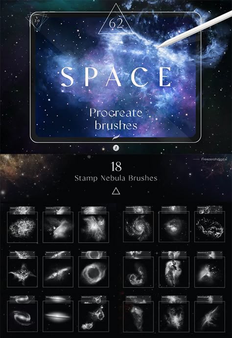 How To Make Procreate Brushes, Space Procreate, Procreate Tools, Procreate Downloads, Free Procreate Brushes, Procreate Tutorials, Brush Effect, Brush Procreate, Digital Art Software