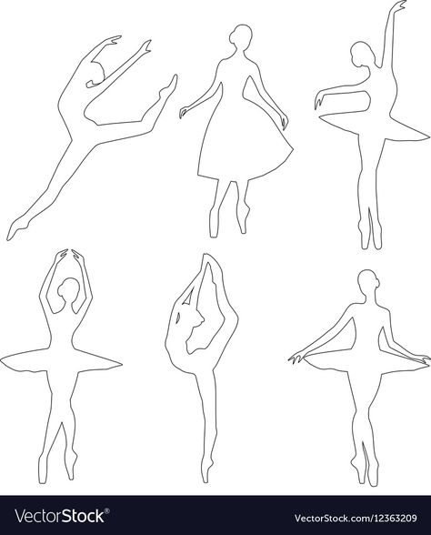 Ballerina Diy Crafts, Ballerina Template Free Printable, Free Ballerina Printables, Ballerina Silouhette, Ballerina Silhouette Printable Free, Ballerina Cutout, Ballerina Silhouette Art, Ballerina Outline, Ballerina Crafts