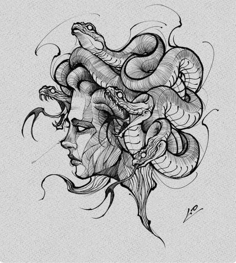 Side Tattoos Women, Medusa Tattoo Design, Medusa Gorgon, Medusa Art, Wicked Tattoos, Medusa Tattoo, Greek Tattoos, Stomach Tattoos, Tattoo Design Book