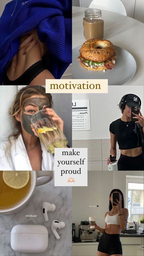 Daglig Motivation, Strange Fashion, Fitness Vision Board, Dream Vision Board, Life Vision Board, Vision Board Inspiration, Motivation Board, Foto Tips, Healthy Lifestyle Motivation