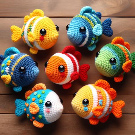 Create Adorable Amigurumi Toys with These Free Patterns Crochet Patterns For Dogs, Crochet Bird Patterns, Crochet Fish, Crochet Teddy Bear Pattern, Animal Knitting Patterns, Pola Amigurumi, Crochet Amigurumi Free Patterns, Crochet Amigurumi Free, Haken Baby