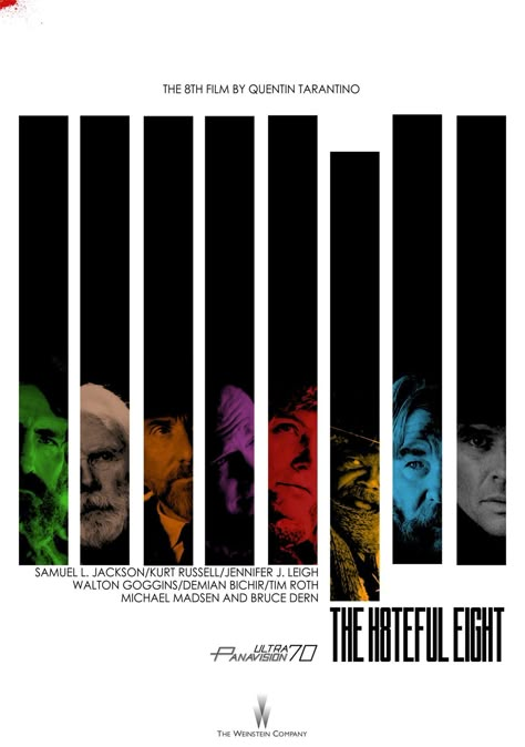 Announcement Poster Layout, Documentary Poster, Hateful Eight, The Hateful Eight, Film Poster Design, Vintage Poster Design, Monkey Art, Movie Posters Design, Theatre Poster