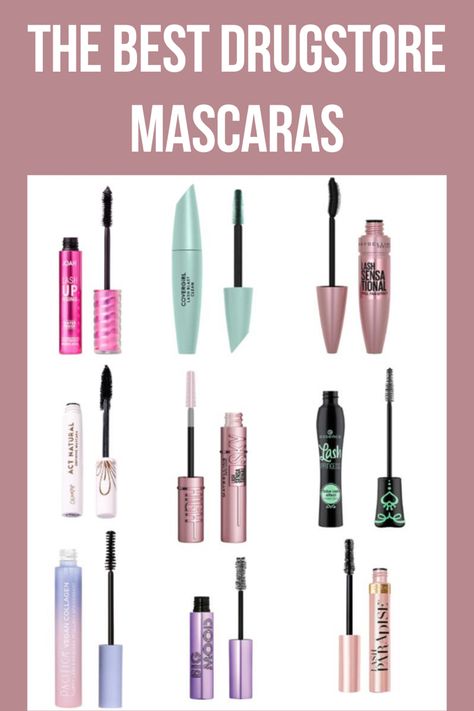 Best drugstore mascaras Mascara Design Ideas, Best Mascara Brands, Best Smudge Proof Mascara, Good Mascara, Cruelty Free Mascara, Covergirl Mascara, Best Drugstore Mascara, Smudge Proof Mascara, Vegan Mascara