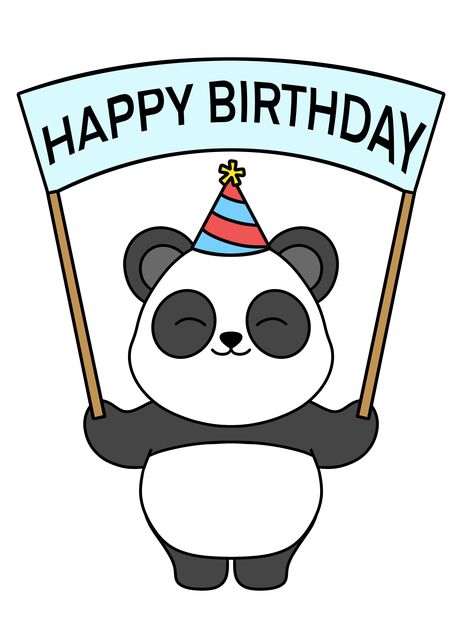 cute panda drawing birthday cartoon Happy Birthday Cartoon Drawing, Panda Pictures Cartoon, Birthday Cartoon Drawing, Happy Birthday Cartoon Images, Panda Happy Birthday, Happy Birthday Panda, Drawing Panda, Teacher Birthday Card, Happy Birthday Doodles