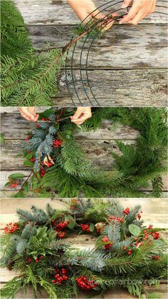 Ultimate guide on how to make a wreath: best ideas for spring to fall & Christmas decorations. Easy step by step tutorials & creative DIY hacks! - A Piece of Rainbow #diy #wreath #hacks #garden #flowers #herbs #homedecor #homedecorideas #diyhomedecor #crafts #boho #bohostyle #farmhouse #farmhousestyle #farmhousedecor farmhouse, home décor, garden, crafts, boho living, harvest wreaths, Thanksgiving, Halloween Live Christmas Wreaths, Diy Magnolia Wreath, Fresh Christmas Wreath, Paper Flower Wreaths, Living Wreath, Fresh Wreath, Burlap Christmas Wreath, Make A Wreath, Christmas Decorations Easy