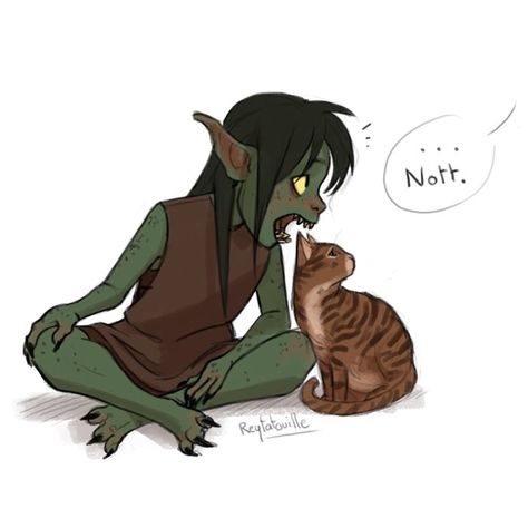 Morgane on Twitter: "A little thing while I let another rest a bit. Someone protect that poor cat. #CriticalRole #criticalrolefanart… " Nott Critical Role, Critical Role Nott, Nott The Brave, Goblin Art, Critical Role Characters, Critical Role Campaign 2, Critical Role Art, The Mighty Nein, Character Artist