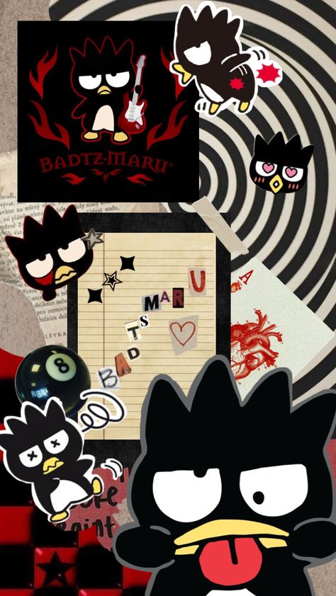 Badtzmaru Badtzmaru Sanrio Wallpaper, Badtz Maru Poster, Batzu Maru Wallpaper, Sanrio Wallpaper Badtz Maru, Badtz Maru Aesthetic Wallpaper, Badtz Maru Wallpapers Iphone, Batzmaru Wallpaper, Badtz Maru Tattoo, Badz Maru Wallpaper