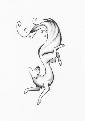 Cute Fox Drawing Spirit Animal Tattoo, Free Spirit Tattoo, Rabe Tattoo, Psy Chihuahua, Fox Tattoo Design, Wolf Sketch, Spirit Tattoo, Fox Drawing, Fox Tattoo