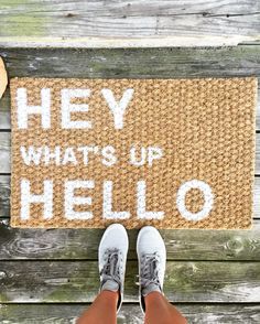 *to be read in a fetty wap voice* DIY Welcome Mat // DIY Doormat Coconut Husk, Tree Sap, Coir Mat, Rubber Tree, Coir Doormat, Coconut Fiber, Outdoor Mat, Natural Latex, Outdoor Door Mat