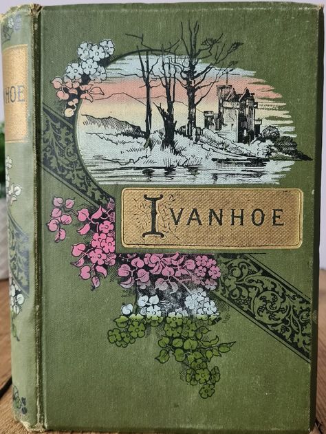 Ivanhoe by Sir Walter Scott with Sixteen Full Page Illustrations by Hugh M. Eaton c1900 Ivanhoe Illustration, Sir Walter Scott, Walter Scott, Let It Shine, Book Covers, Presentation, Illustrations, Book Cover, Art