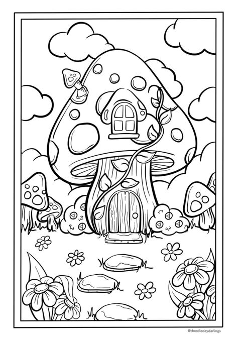 Fairycore Coloring Pages, Nhs Art, Coloring Pages Mandala, Dover Coloring Pages, Doodle Bug, Witch Coloring Pages, Color Sheets, Coloring Pages Inspirational, Free Adult Coloring Pages