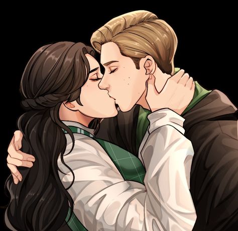 Harry Potter Art Fanart, Ominis Gaunt, Hogwarts Aesthetic, Slytherin Aesthetic, Harry Potter Fanfiction, Hogwarts Mystery, Harry Potter Anime, Cute Couple Drawings, Wizarding World Of Harry Potter