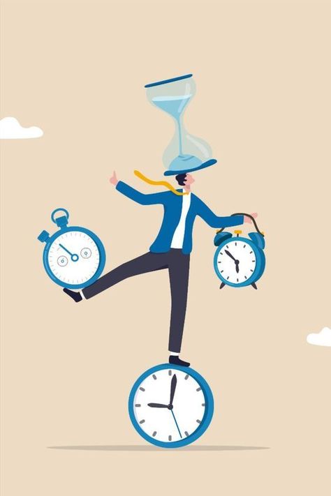 Time management refers to the process through which an individual organizes and plans how long they wish to spend on a particular task. #Productivity #TimeManagement #TimePlanning #Efficiency #TimeAllocation #Priority #WorkLifeBalance #TimeManagementTips #TimeAwareness #TimeUtilization #mindhelp #mentalhealthsupport #mindsjournal #mentalhealthmatters #mentalhealth Creating A Schedule, Adobe Illustrator Design, Visual Metaphor, Life Management, Work Project, Profile Pictures Instagram, Photo Background Images, Business Illustration, Time Management Tips