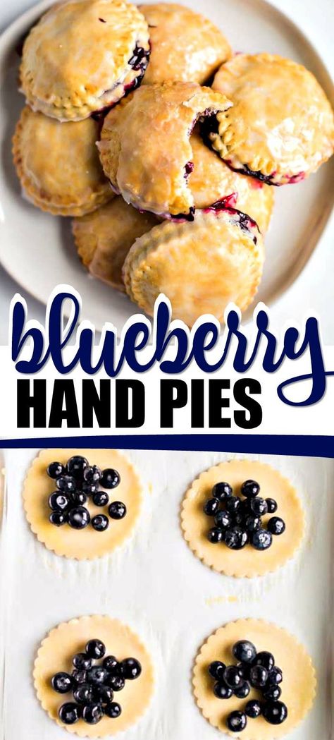 Blueberry Hand Pies, Blueberry Filling, Dessert Oreo, Hand Pie Recipes, Hand Pie, Blueberry Recipes, Hand Pies, Köstliche Desserts, Pie Dessert