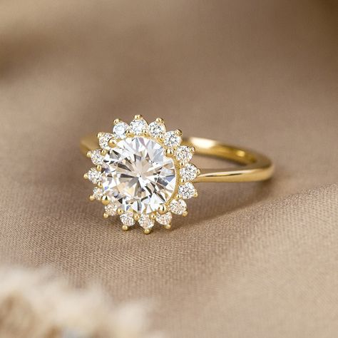 Earth Engagement Rings, Trendy Engagement Rings, Brilliant Earth Rings, Sunburst Ring, Future Engagement Rings, Rose Gold Diamond Ring, Dream Engagement Rings, Diamond Glitter, Beautiful Engagement Rings