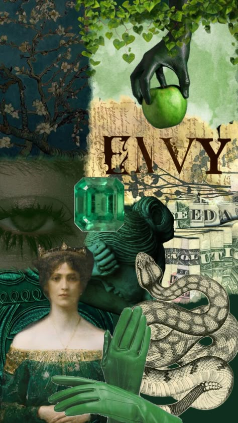 The Green-eyed monster🐍 #sevendeadlysins #sins #envy #7deadlysins Green Eyed Monster, 7 Sins, 7 Deadly Sins, Seven Deadly Sins, Art Classes, Film, Photography, Art