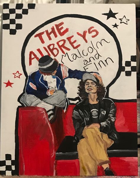 The Aubreys Poster, The Aubreys, Band Fanart, Vintage Music Posters, Finn Wolfhard, Band Stuff, Music Posters, Bedroom Posters, Poster Stickers