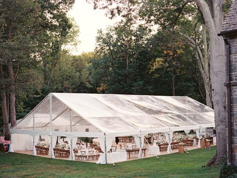 Clear Top Tents – Greenwich Tent Co. Clear Canopy Wedding, Outdoor Clear Tent Wedding, Golf Course Tent Wedding, Clear Tents With Lights, Clear Tents For Weddings, Structured Tent Wedding, Weddings In Tents, Greenhouse Tent Wedding, Frame Tent Wedding Reception