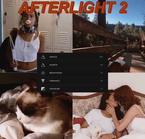 #Afterlight Afterlight Presets, Foodie Night Filter, Foodie App Filter Code, Foodie Retro Filter, Afterlight Filter, Foodie Coquette Filter, Foto Editing, Vsco Themes, Vsco Photography