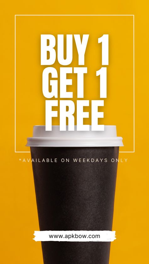 Facebook Ads| Buy 1 get 1 free ads| Ad creative| fb ads| Digital Marketing Hydroelectric Generator, Thermal Mug, Fb Ads, Ad Creative, Free Coffee, Tumbler With Handle, Free Ads, Buy 1 Get 1 Free, Insulated Mugs