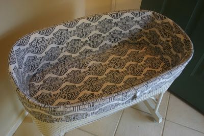 Vintage Bassinet, Crib Makeover, Moses Bassinet, Bassinet Cover, Moses Basket Bedding, Nursery Bassinet, Baby Moses, Baby Sewing Projects, Baby Bassinet