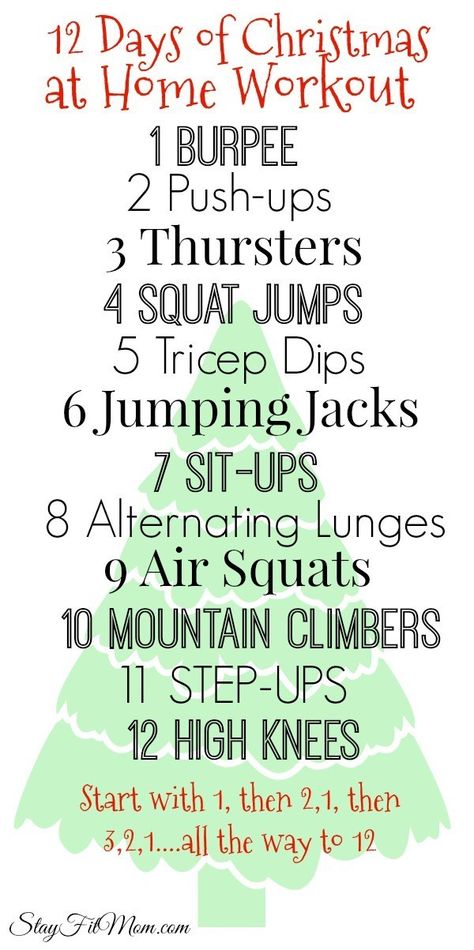 At home workout with no equipment needed! Home Gym Workout Plan, Workout With No Equipment, Gym Workout Plan, Stay Fit Mom, Home Workout Plan, Home Gym Workout, Christmas Workout, At Home Workout, Workout Plan Gym