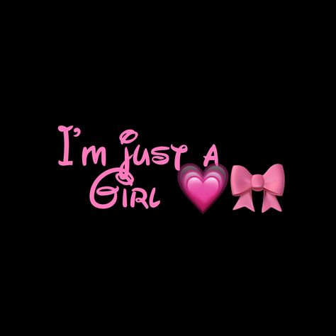 Hearts For Him Pfp, Cute Pfp Quotes, Am Just A Girl Wallpaper, Girly Pfp Pink, Cute Girly Pfp Aesthetic, Just A Girl Wallpaper, I Am Just A Girl Wallpaper, Just Girly Things Wallpaper, I'm Just A Girl Aesthetic