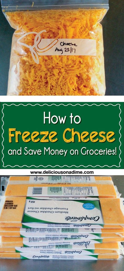 . Freeze Cheese, Freezing Food Guide, Freezing Vegetables, Way To Save Money, Freezer Meal Prep, Money Saving Meals, Freezer Cooking, Frugal Meals, Air Frying